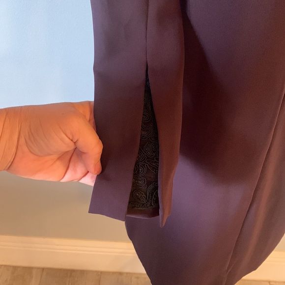 [REISS] Purple Long Sleeve Dress - Size 6 - Picture 5 of 7